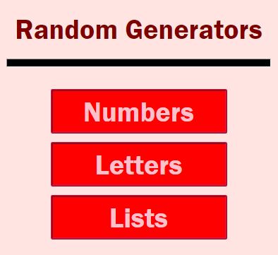 random generator chrome extension